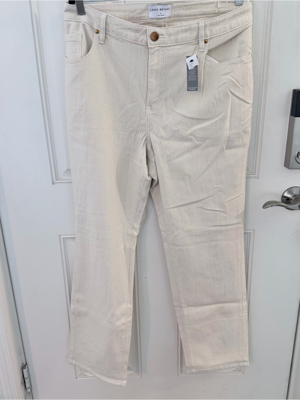 Lane Bryant Jeans 20 | NWT Gold Lurex Shimmer